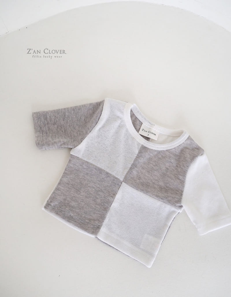 Zan Clover - Korean Children Fashion - #kidzfashiontrend - Block Tee - 3