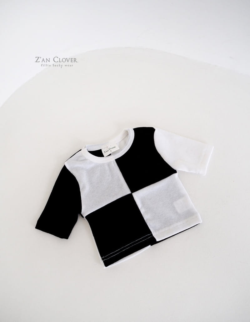 Zan Clover - Korean Children Fashion - #magicofchildhood - Block Tee - 6