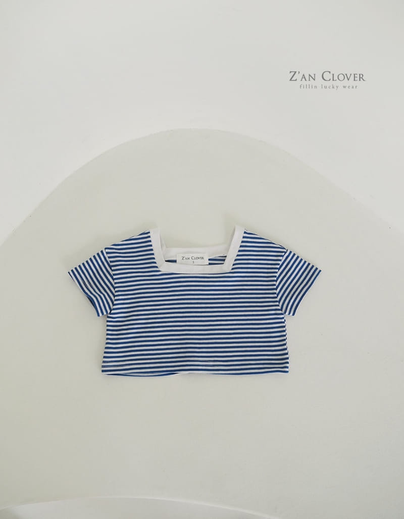 Zan Clover - Korean Children Fashion - #magicofchildhood - Marine Short Tee - 3