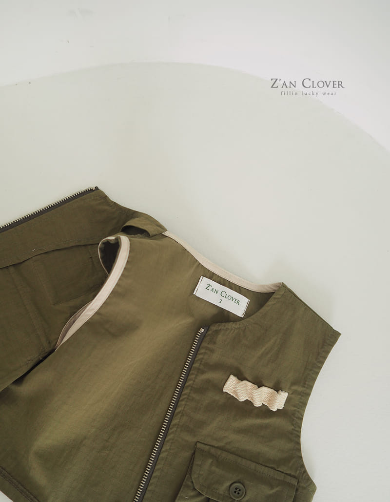 Zan Clover - Korean Children Fashion - #minifashionista - Cargo Vest - 5