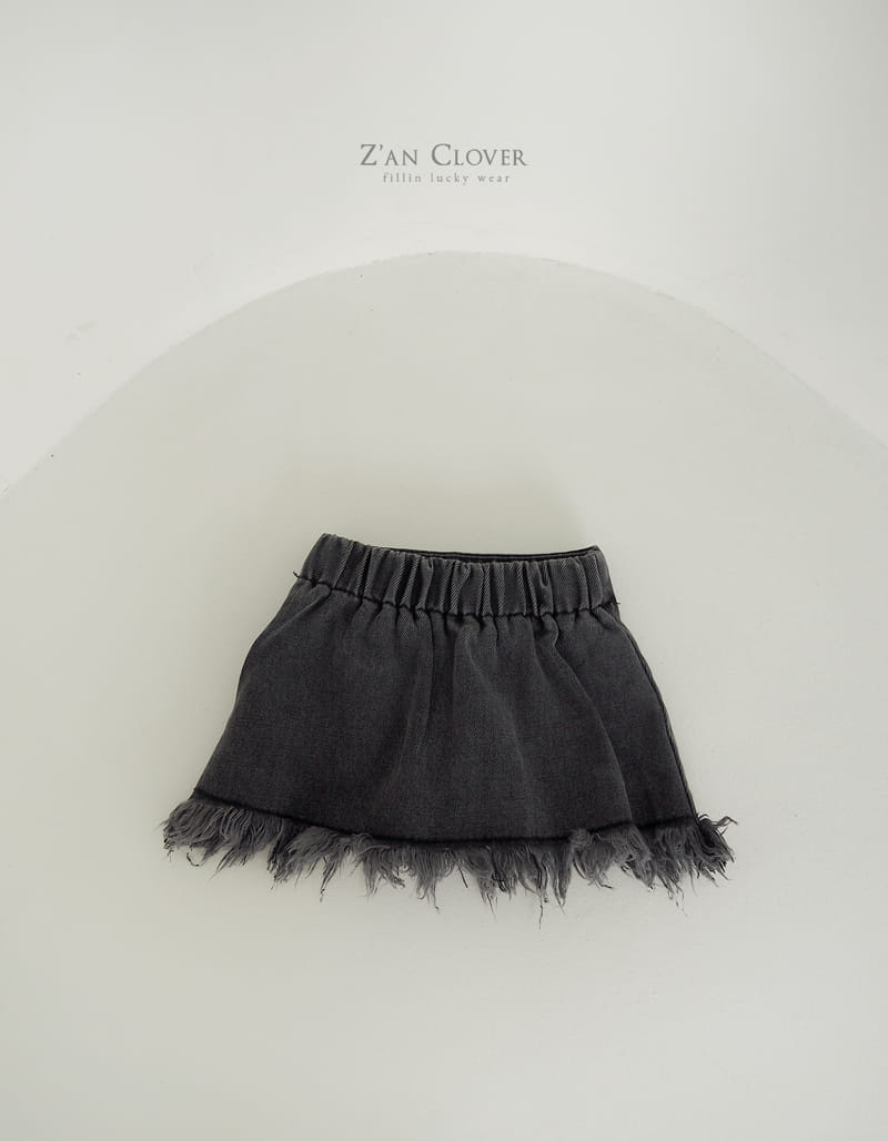 Zan Clover - Korean Children Fashion - #prettylittlegirls - Denim Skirt - 3