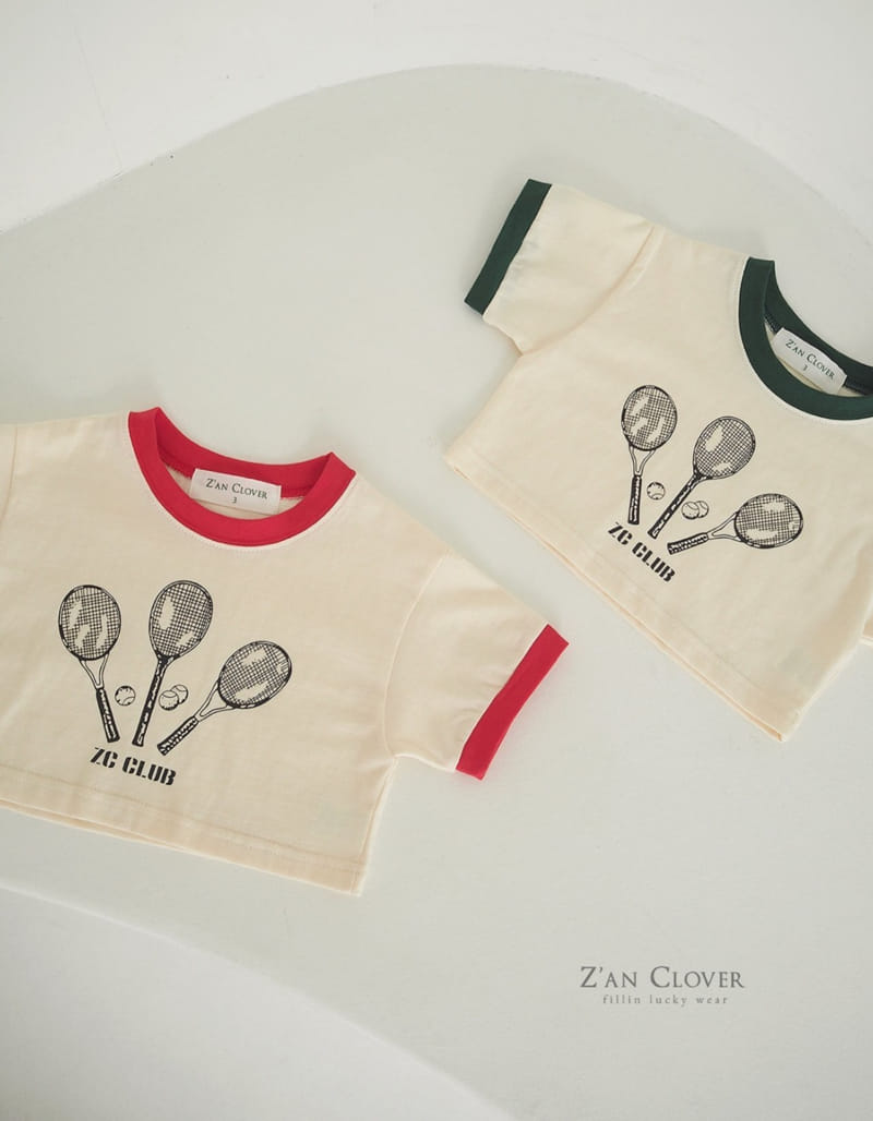 Zan Clover - Korean Children Fashion - #prettylittlegirls - Tennis Tee - 2