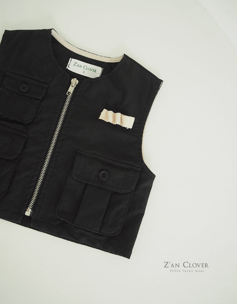 Zan Clover - Korean Children Fashion - #toddlerclothing - Cargo Vest - 8