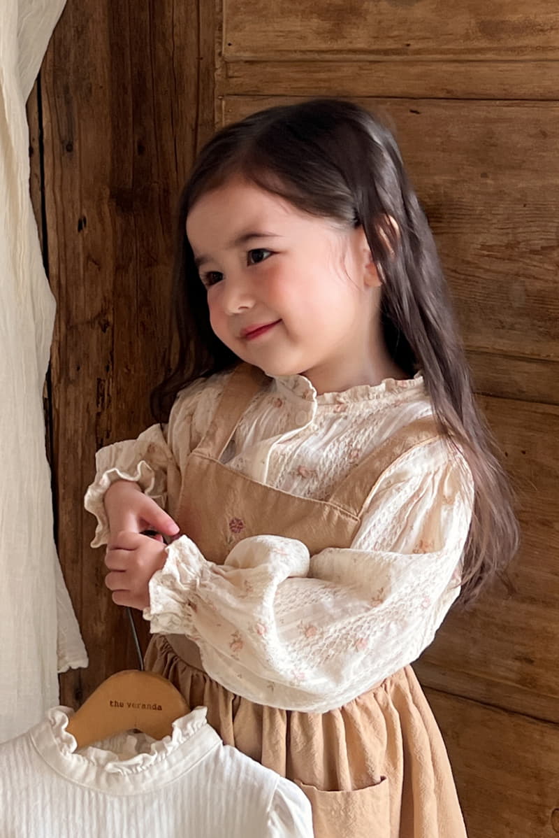 a-Market - Korean Children Fashion - #Kfashion4kids - Flower Frill BLouse - 10