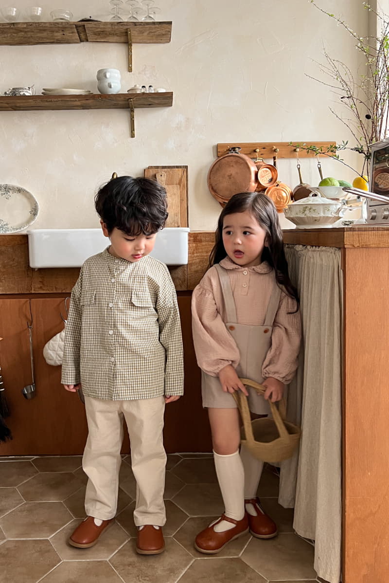 a-Market - Korean Children Fashion - #discoveringself - Check London Shirt - 3