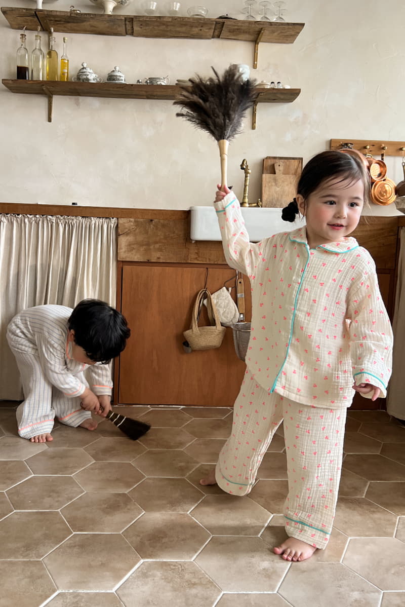 a-Market - Korean Children Fashion - #discoveringself - Cherry Pajama - 11