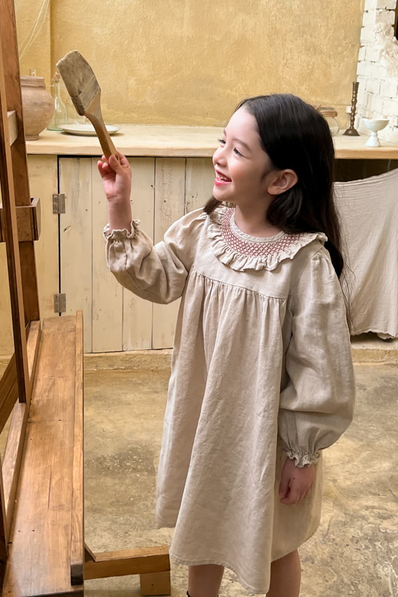 a-Market - Korean Children Fashion - #discoveringself - Half Smocked One-piece - 10