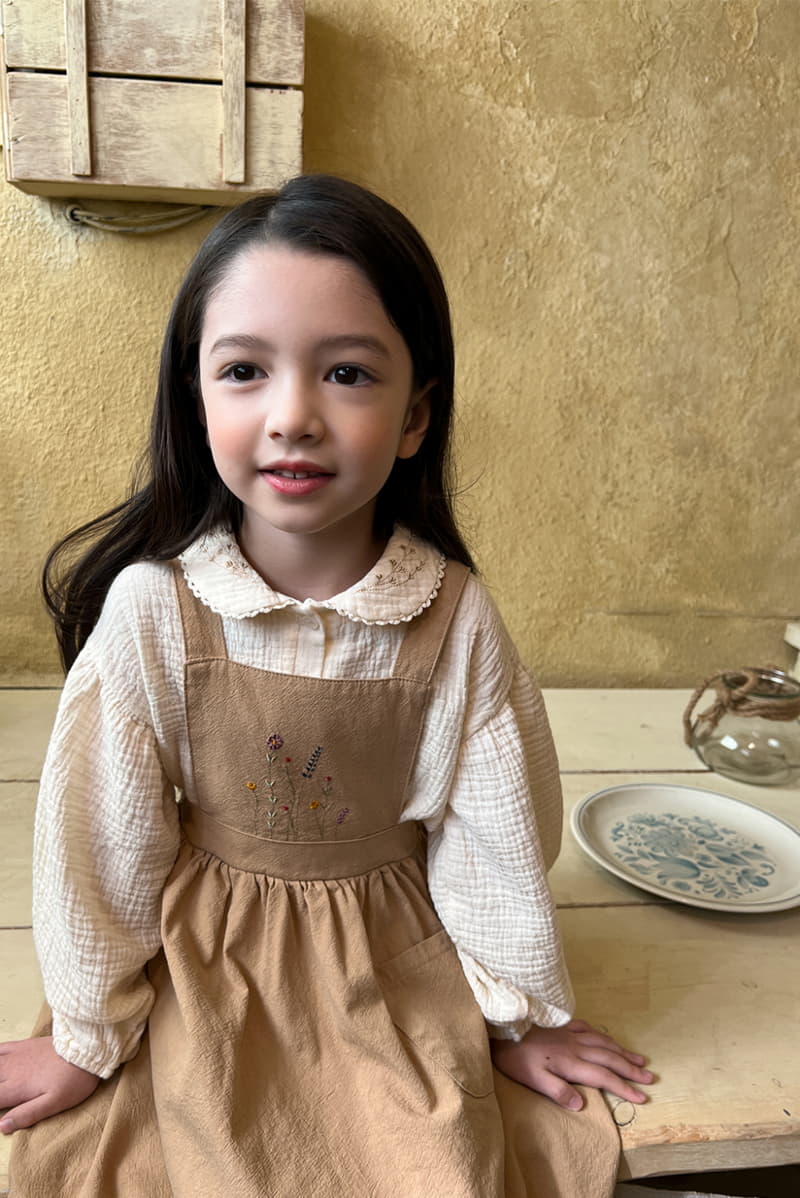 a-Market - Korean Children Fashion - #discoveringself - Rose Overalls Skirt - 7