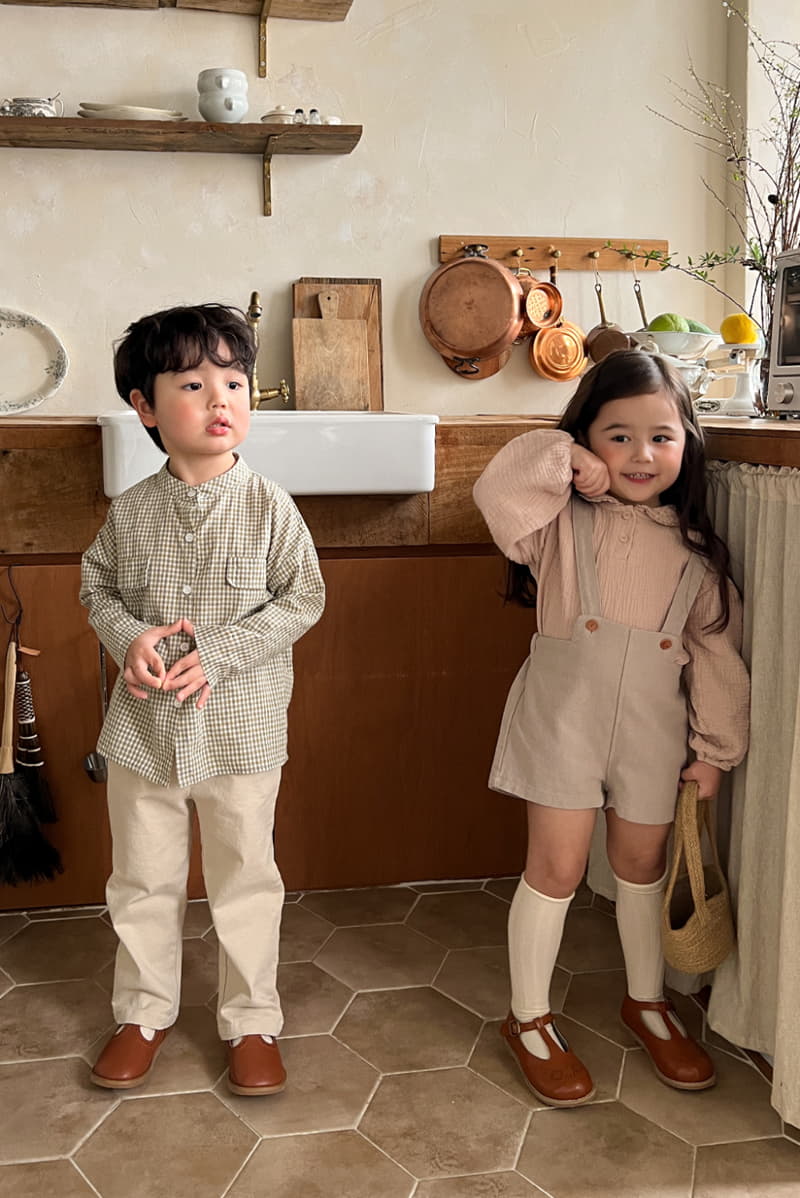 a-Market - Korean Children Fashion - #discoveringself - Check London Shirt - 4