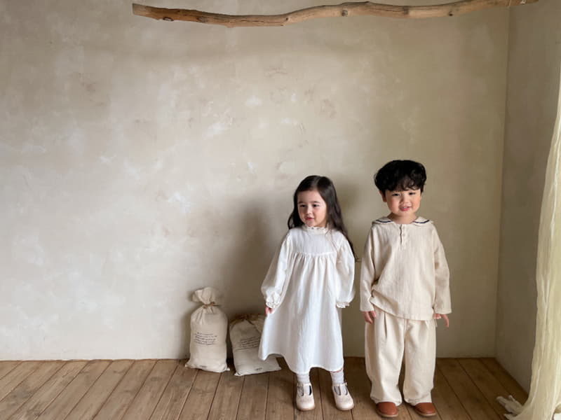 a-Market - Korean Children Fashion - #kidsshorts - Sailor Blouse - 2
