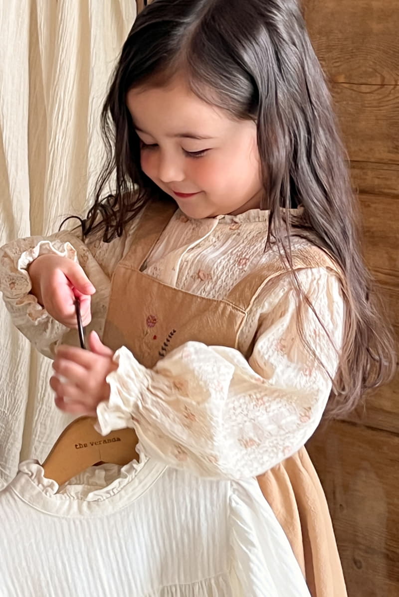 a-Market - Korean Children Fashion - #littlefashionista - Flower Frill BLouse - 11