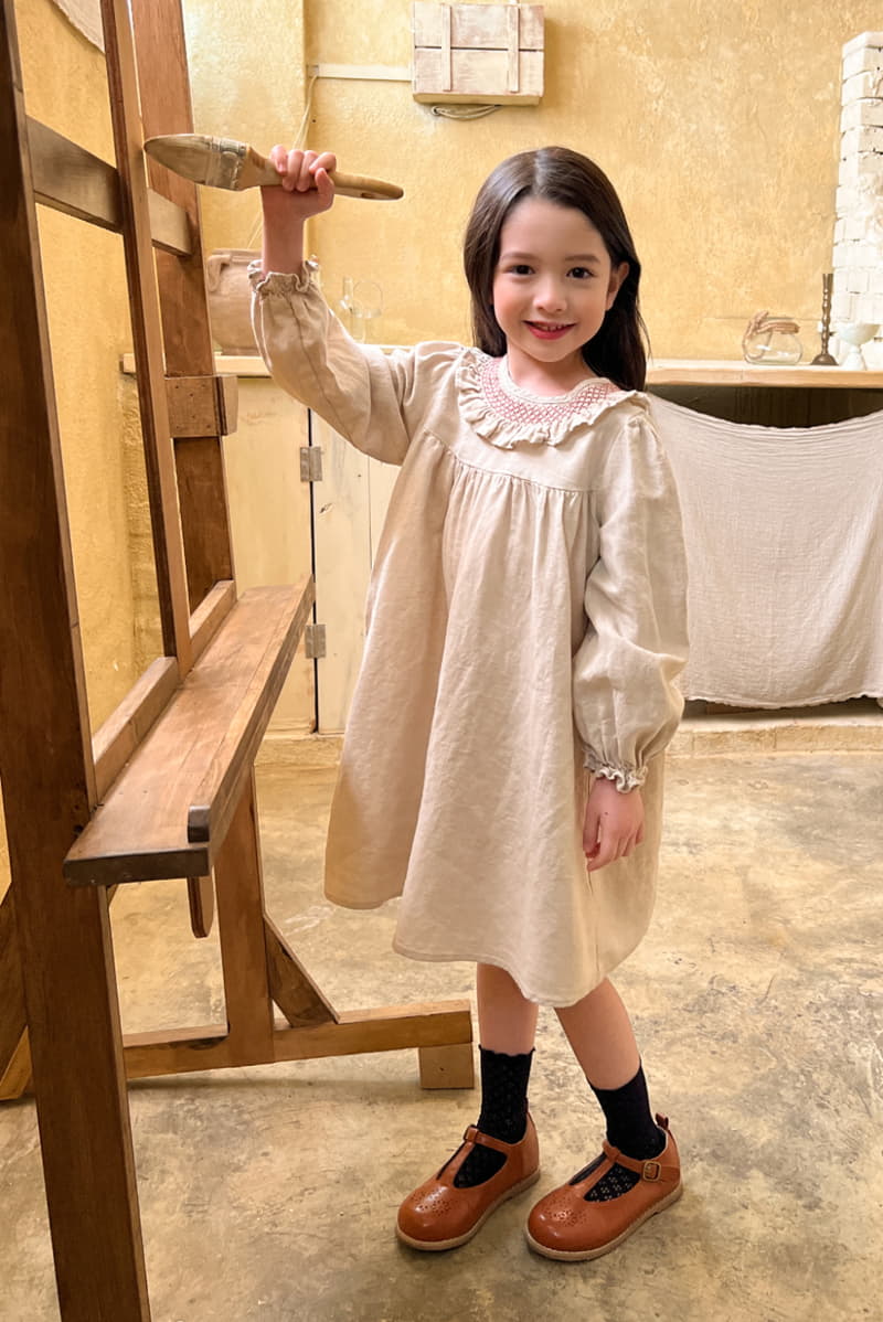 a-Market - Korean Children Fashion - #magicofchildhood - Half Smocked One-piece - 3