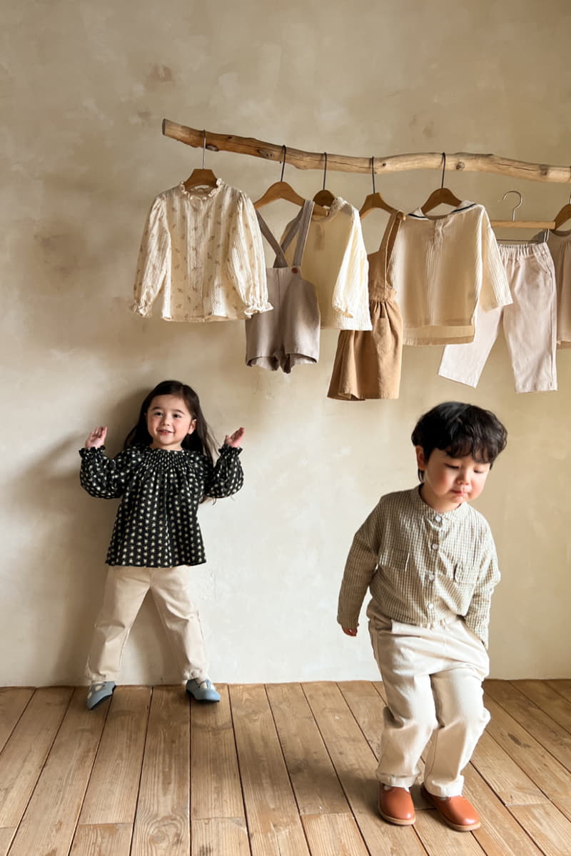 a-Market - Korean Children Fashion - #todddlerfashion - Picnic Blouse - 3