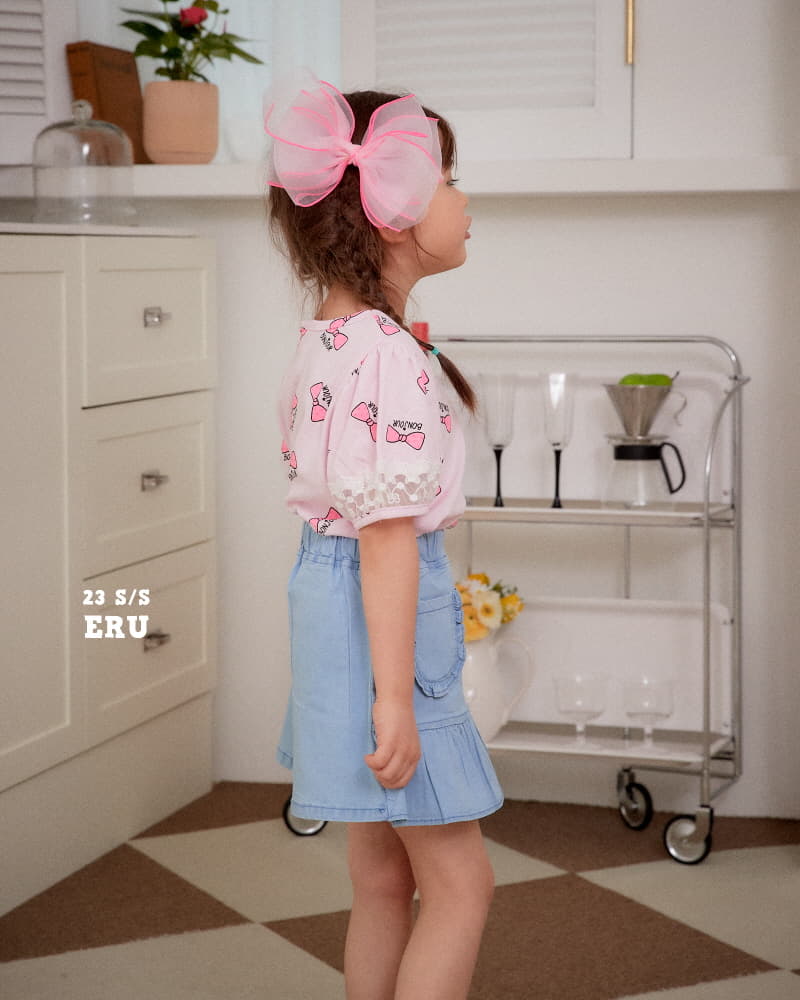 e.ru - Korean Children Fashion - #childofig - Frill Wrap Skirt - 7