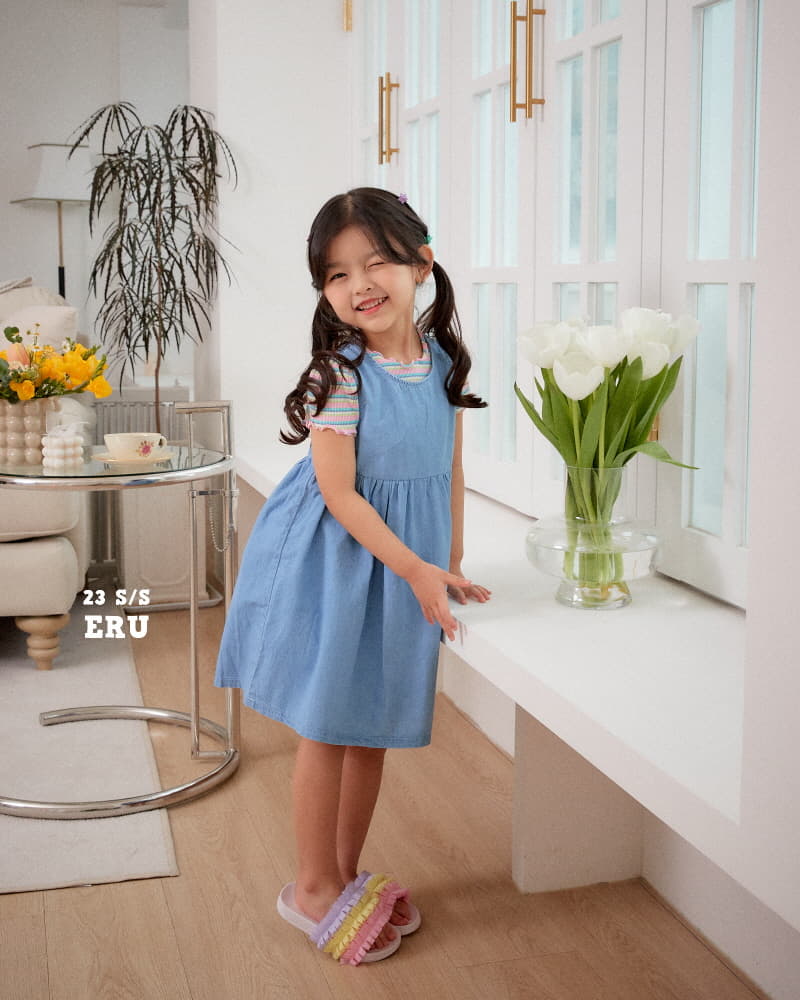 e.ru - Korean Children Fashion - #stylishchildhood - Stripes Macaroon Tee - 4