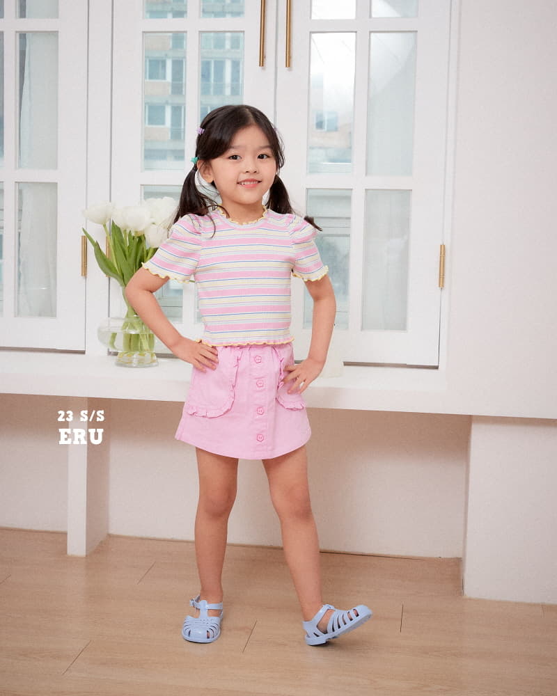 e.ru - Korean Children Fashion - #childrensboutique - Color Wrap Skirt - 8