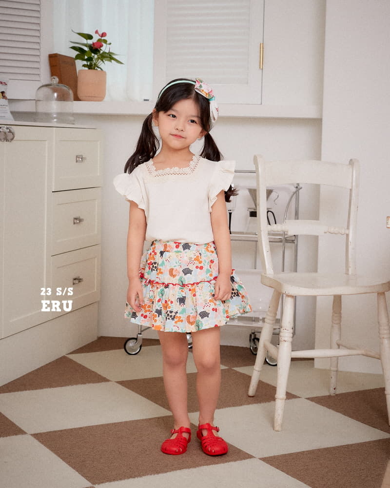 e.ru - Korean Children Fashion - #childrensboutique - Flower Skirt - 3