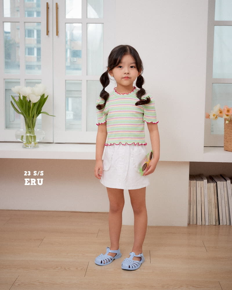 e.ru - Korean Children Fashion - #designkidswear - Color Wrap Skirt - 9
