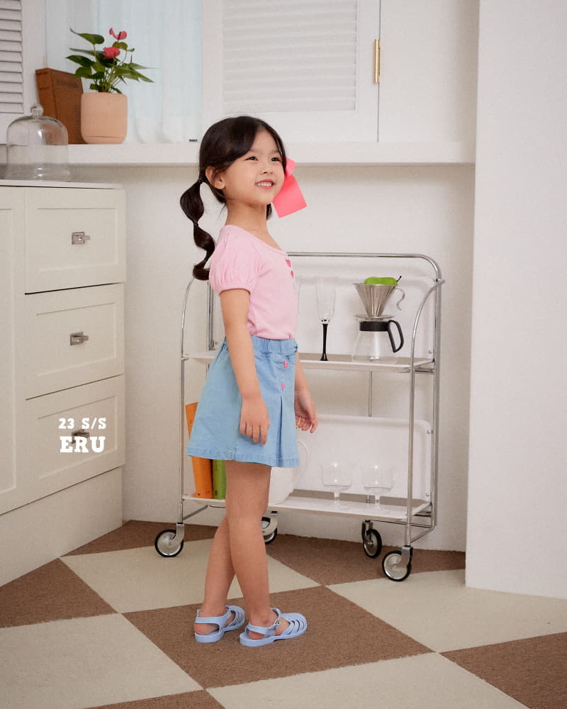 e.ru - Korean Children Fashion - #designkidswear - Ribbon Rib Tee - 6