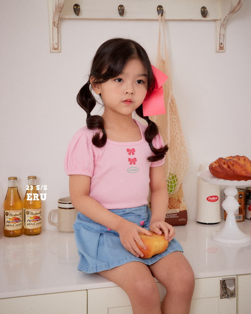 e.ru - Korean Children Fashion - #discoveringself - Ribbon Rib Tee - 7