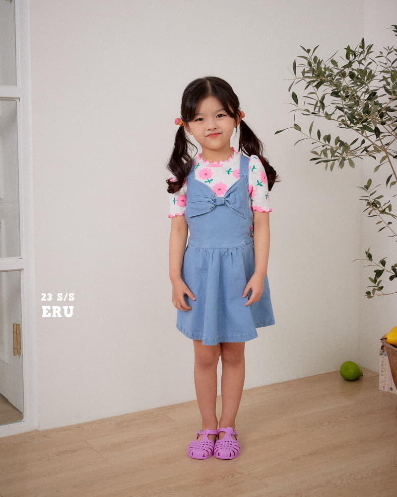 e.ru - Korean Children Fashion - #kidsstore - Ribbon Jumper Skirt