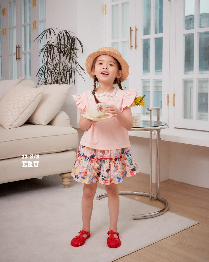 e.ru - Korean Children Fashion - #kidzfashiontrend - Flower Skirt - 9