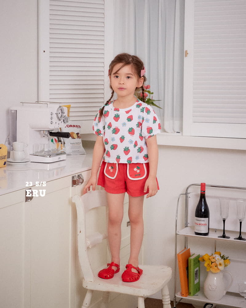 e.ru - Korean Children Fashion - #kidsstore - Berry Crop Tee - 4
