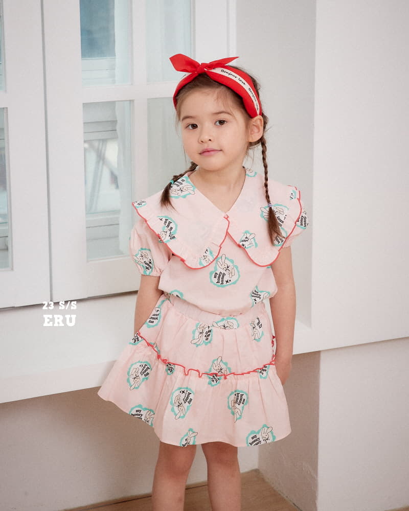 e.ru - Korean Children Fashion - #littlefashionista - Rabbit Top Bottom Set - 5