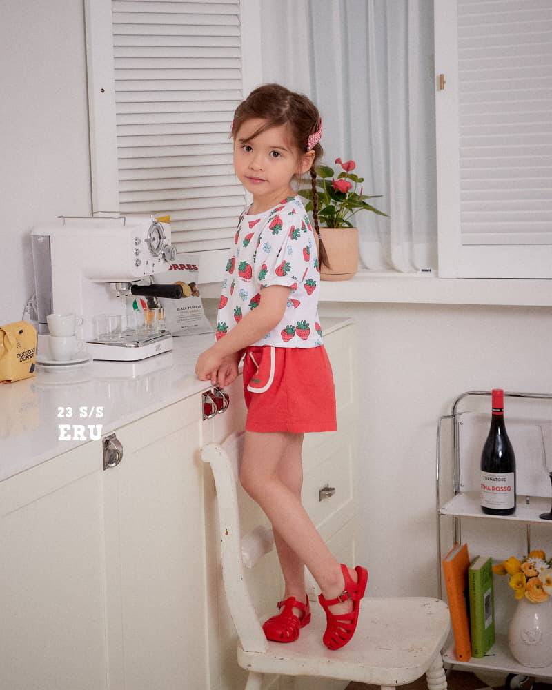 e.ru - Korean Children Fashion - #littlefashionista - Berry Crop Tee - 6