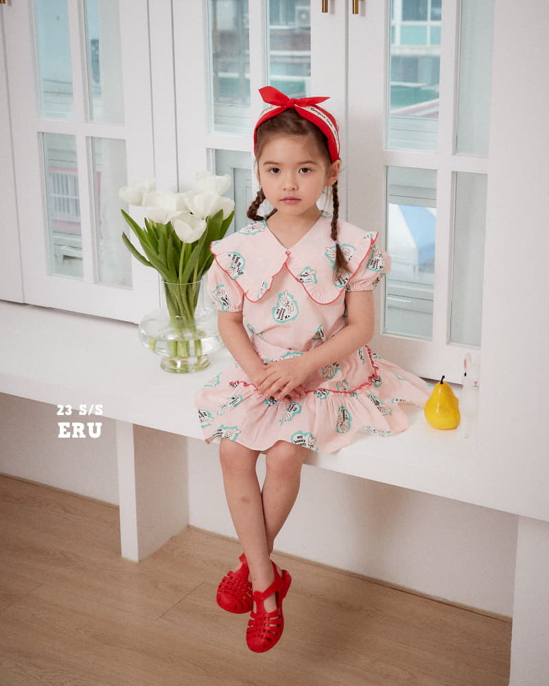 e.ru - Korean Children Fashion - #magicofchildhood - Rabbit Top Bottom Set - 6
