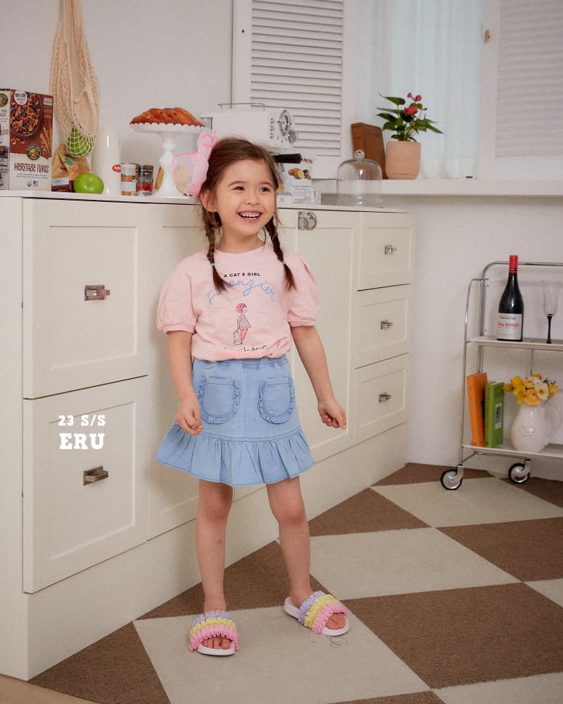 e.ru - Korean Children Fashion - #magicofchildhood - Frill Wrap Skirt