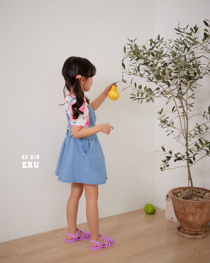 e.ru - Korean Children Fashion - #magicofchildhood - Ribbon Jumper Skirt - 5