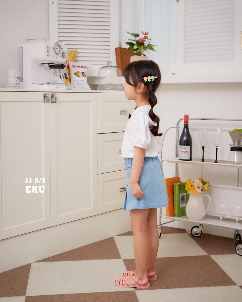 e.ru - Korean Children Fashion - #minifashionista - Heart Wrap Skirt - 3