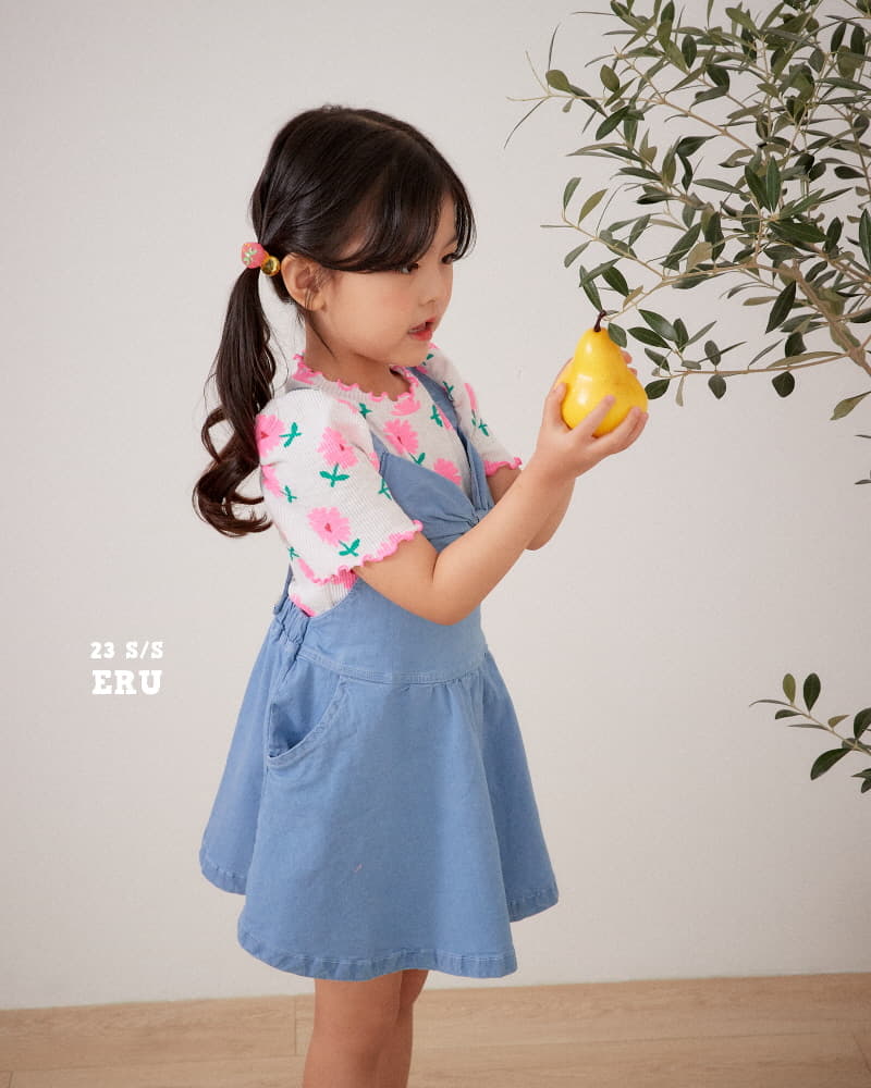 e.ru - Korean Children Fashion - #minifashionista - Ribbon Jumper Skirt - 6