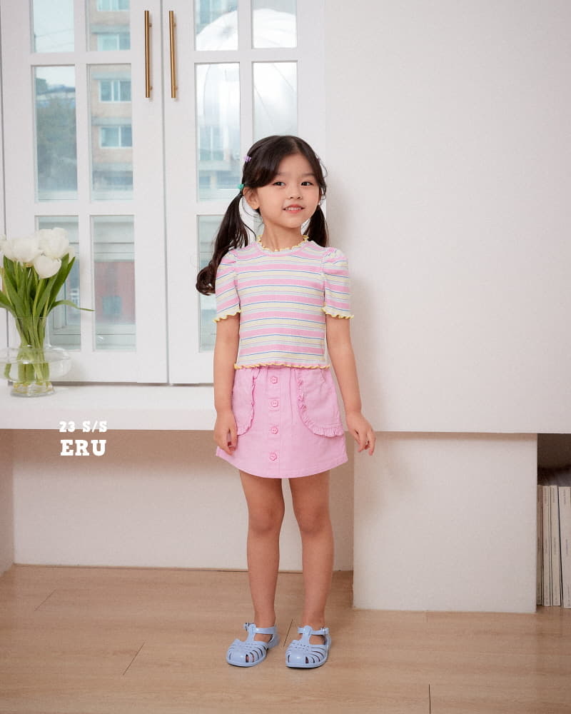e.ru - Korean Children Fashion - #prettylittlegirls - Color Wrap Skirt - 5