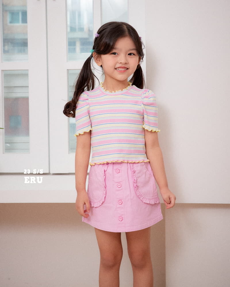 e.ru - Korean Children Fashion - #prettylittlegirls - Chrros Crop Tee - 5