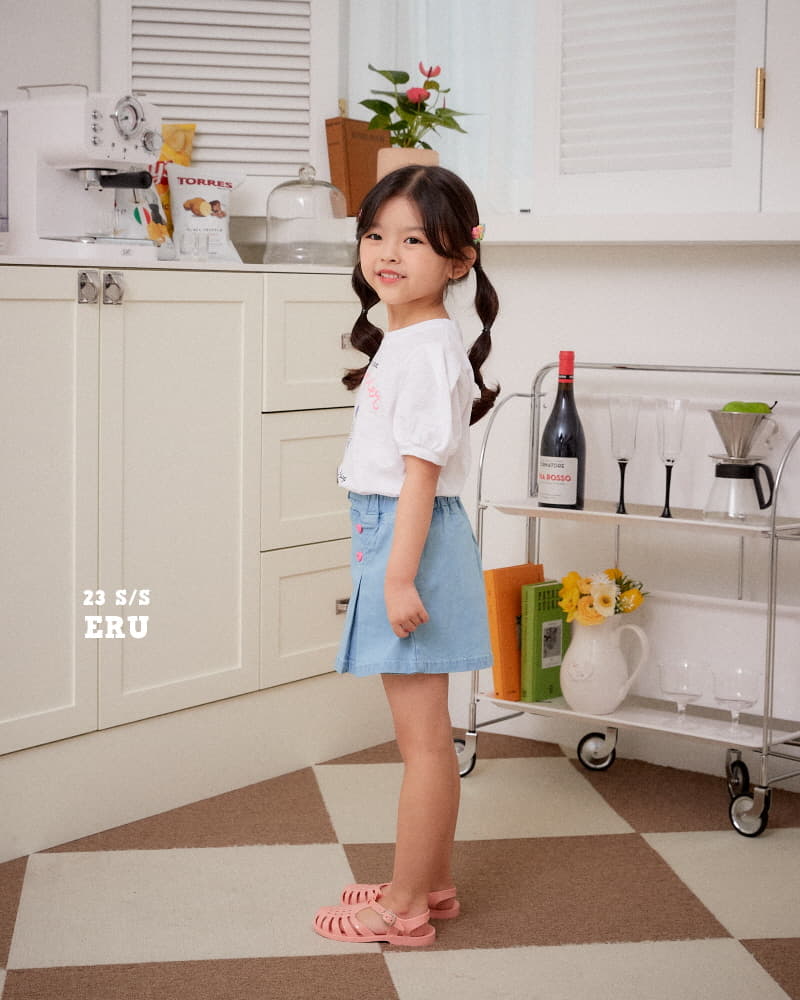 e.ru - Korean Children Fashion - #minifashionista - Heart Wrap Skirt - 4