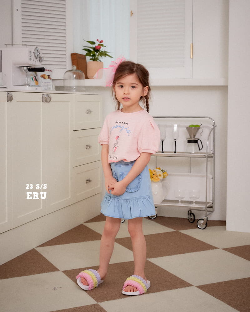 e.ru - Korean Children Fashion - #prettylittlegirls - Frill Wrap Skirt - 4
