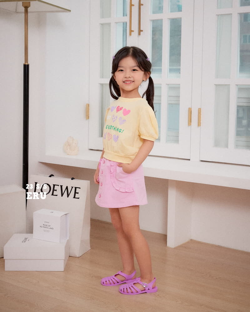 e.ru - Korean Children Fashion - #toddlerclothing - Heart Tee - 3