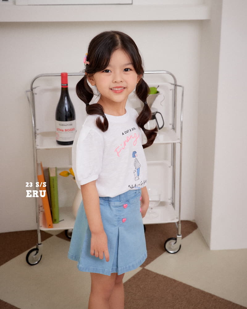 e.ru - Korean Children Fashion - #toddlerclothing - Heart Wrap Skirt - 6