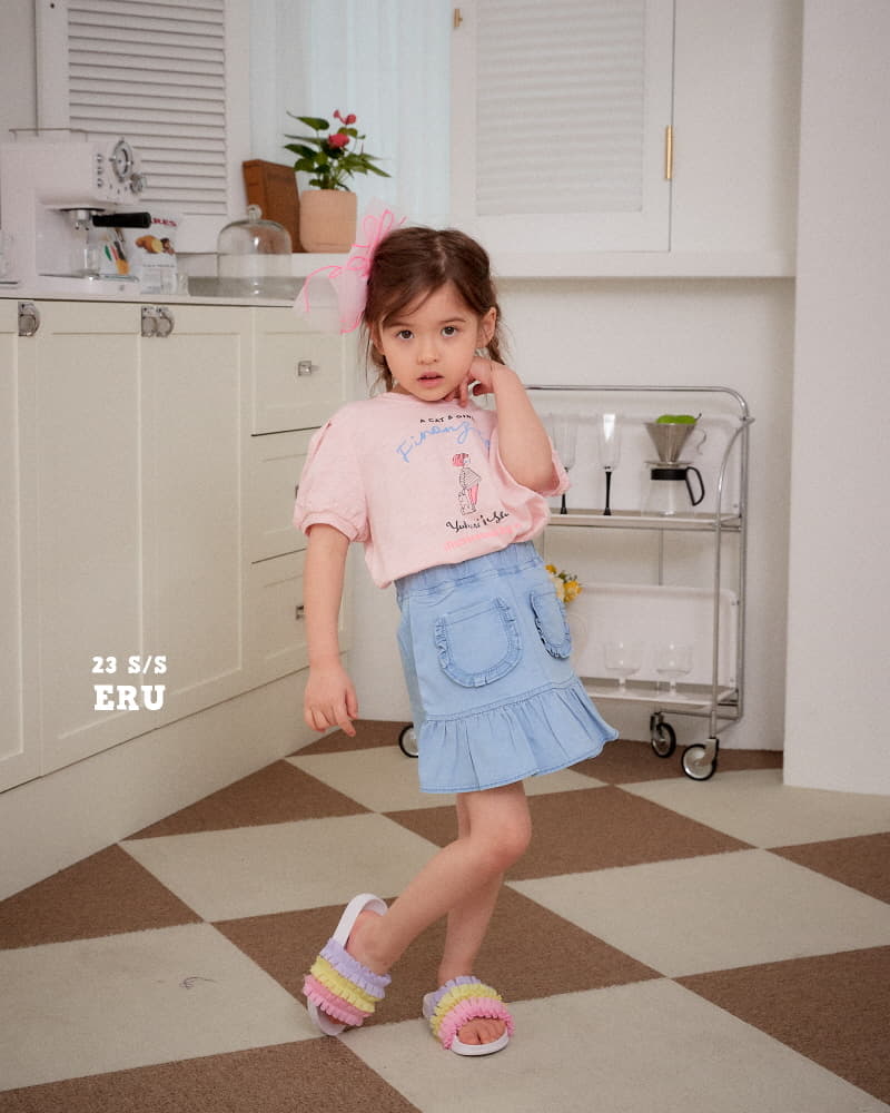 e.ru - Korean Children Fashion - #toddlerclothing - Frill Wrap Skirt - 5