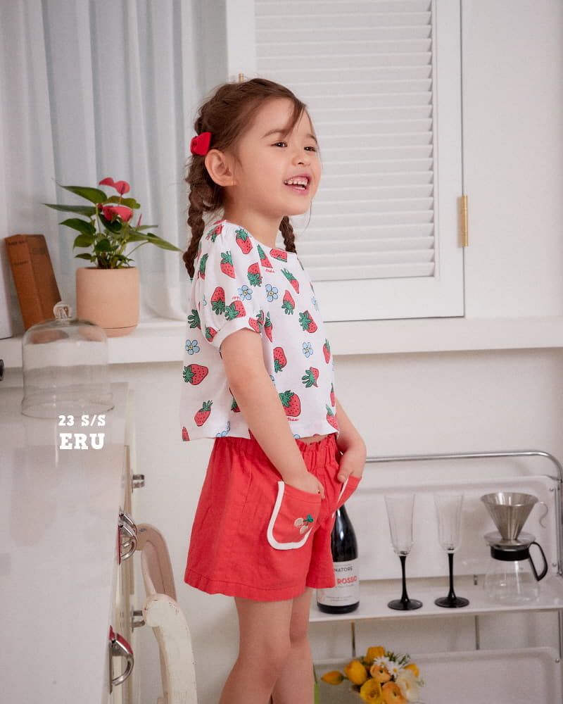 e.ru - Korean Children Fashion - #toddlerclothing - Cherry Pants - 3