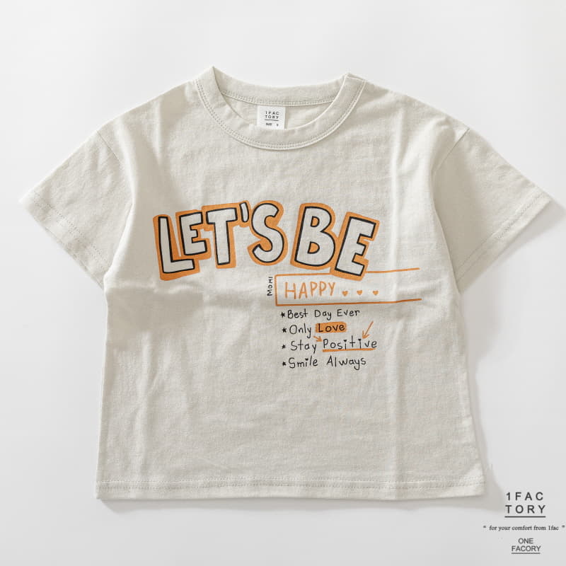 1 Fac - Korean Children Fashion - #childrensboutique - Let's be Happy Tee