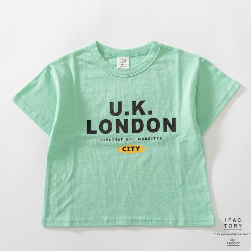 1 Fac - Korean Children Fashion - #kidsshorts - London City Tee - 2