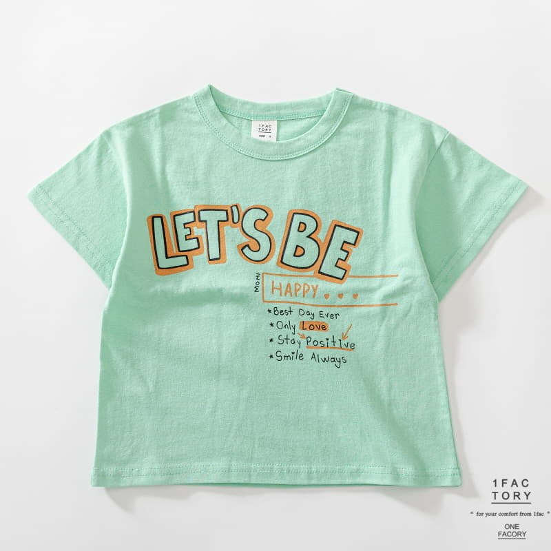1 Fac - Korean Children Fashion - #kidzfashiontrend - Let's be Happy Tee - 7