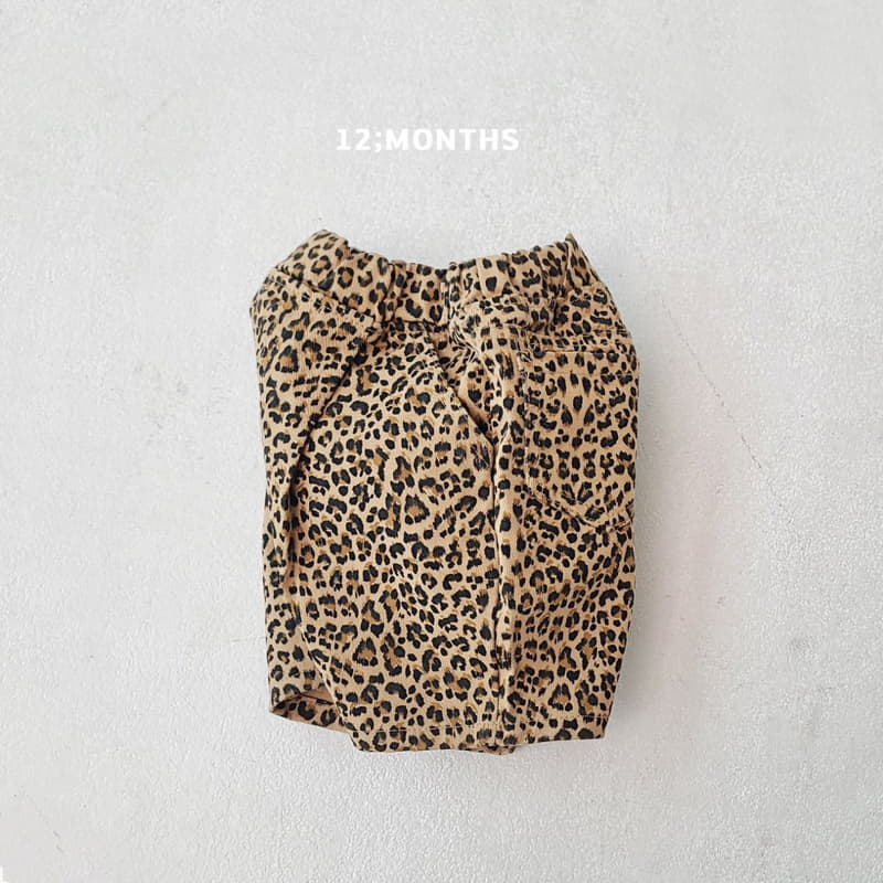 12 Month - Korean Children Fashion - #todddlerfashion - Cheetah Pants - 4