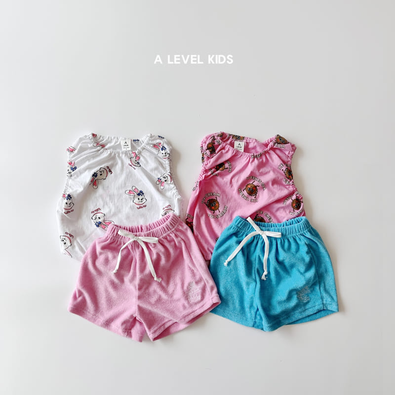 A Level - Korean Children Fashion - #discoveringself - Embreodiery Shorts - 7