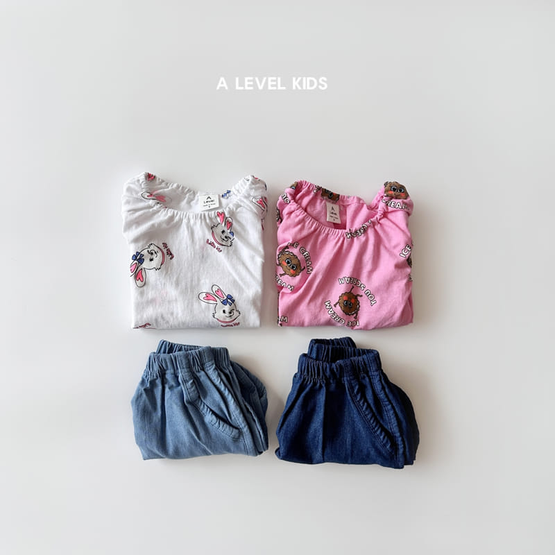 A Level - Korean Children Fashion - #fashionkids - Hazi Denim Shorts - 9