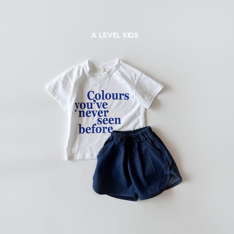 A Level - Korean Children Fashion - #kidsshorts - Color Tee - 5