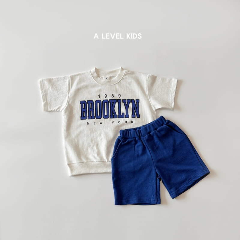 A Level - Korean Children Fashion - #kidsshorts - Brooklyn Top Bottom Set - 2